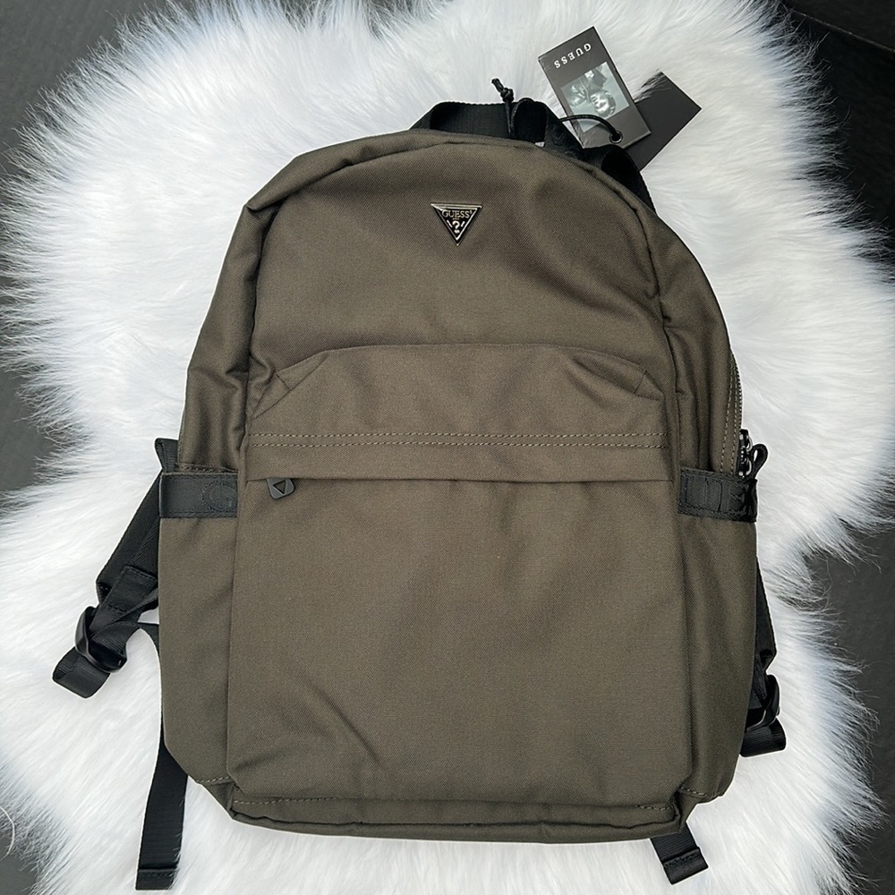 New GUESS Vice Logo Triangle Backpack - Picture 4 of 9